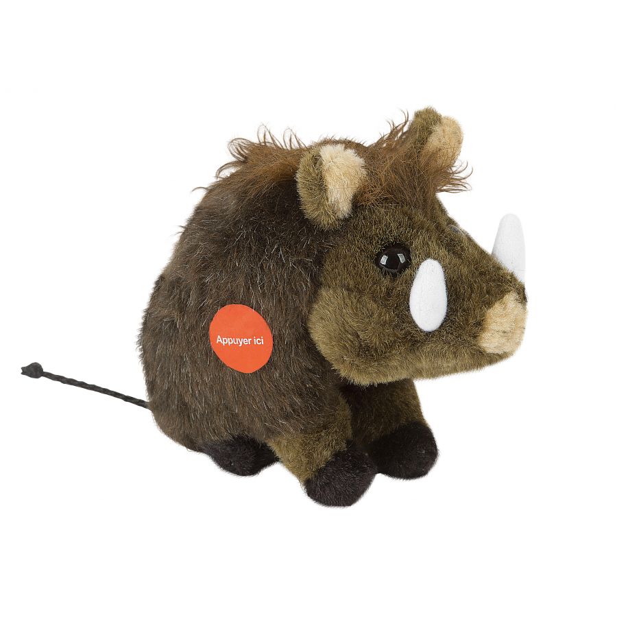 Nature De Brenne 18 cm wild boar mascot with sound 1/1