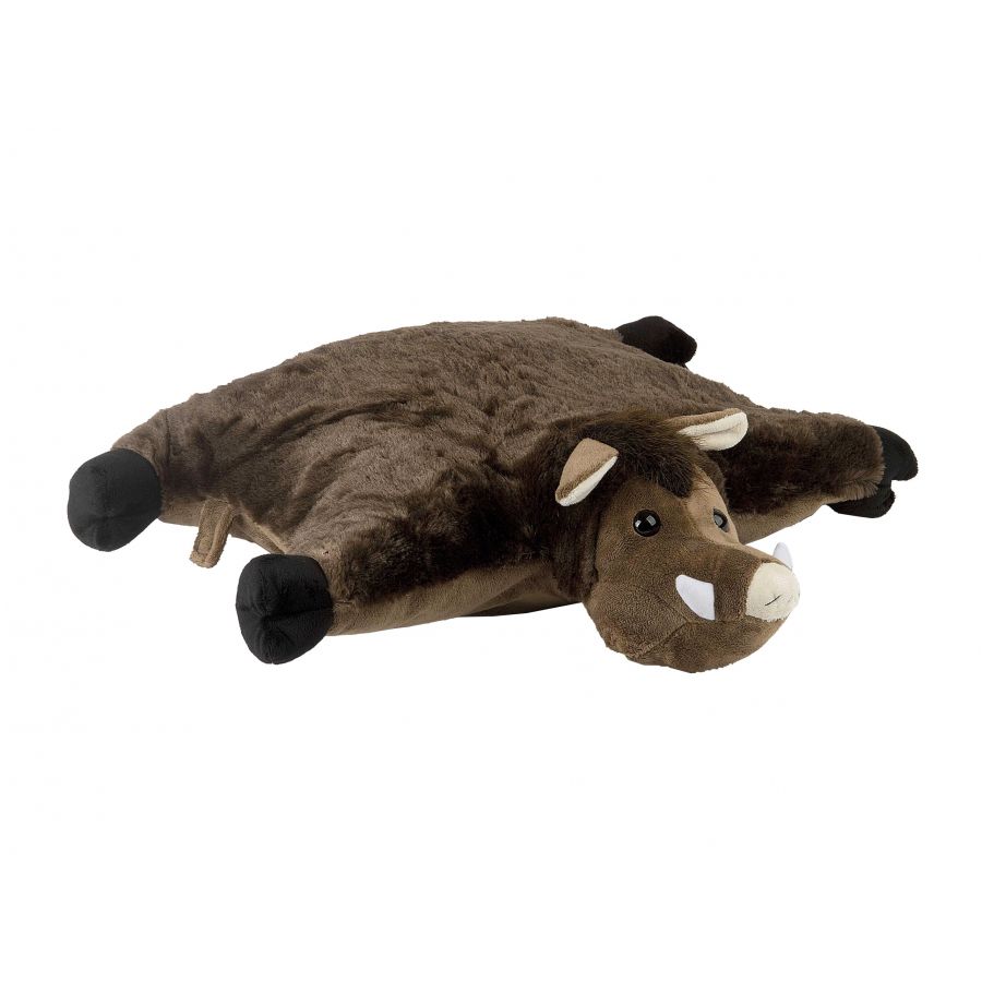 Nature De Brenne 54x54 cm plush wild boar pillow 1/2