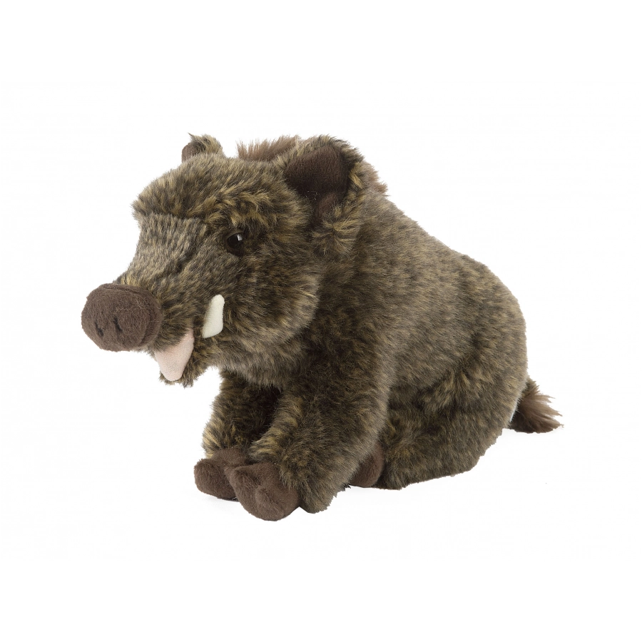 Nature De Brenne sitting wild boar mascot 25 cm 1/1
