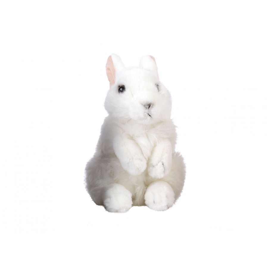 Nature De Brenne wild rabbit mascot 18cm white 1/1