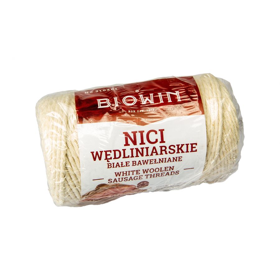 Nici wędliniarskie Browin bawełniane białe (240C) 100 g 1/9