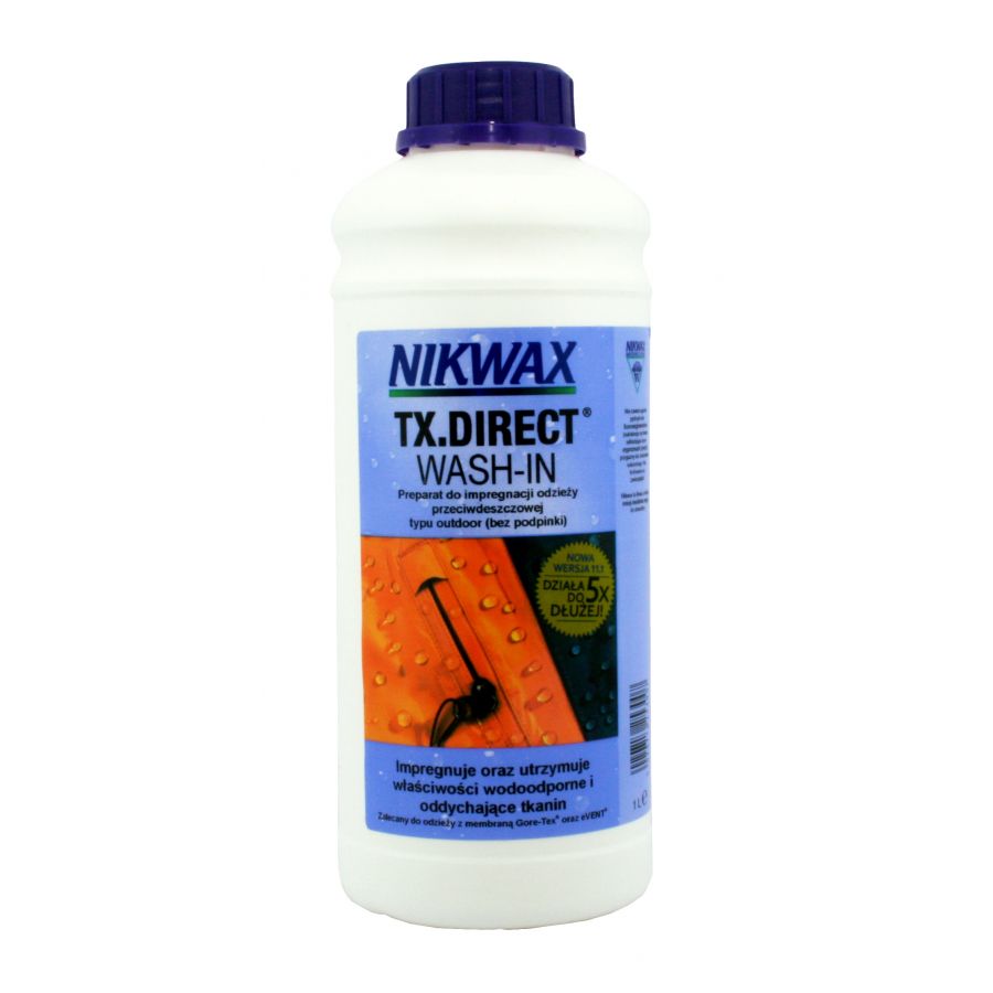 Nikwax NI-03 TX Direct Wash-in waterproofing 1000 ml. 1/4