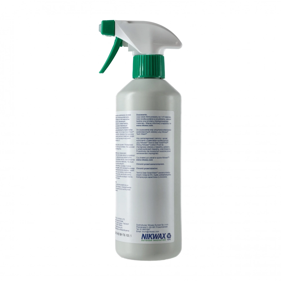 Nikwax środek do czyszczenia namiotów i sprzętu z ochroną UV Tent and Gear SolarWash 2/3