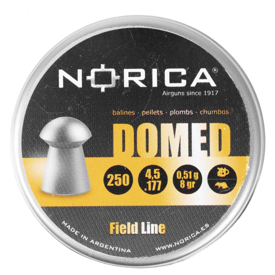 Norica Domed 4.5mm shotgun shell 250 pcs. 3/4