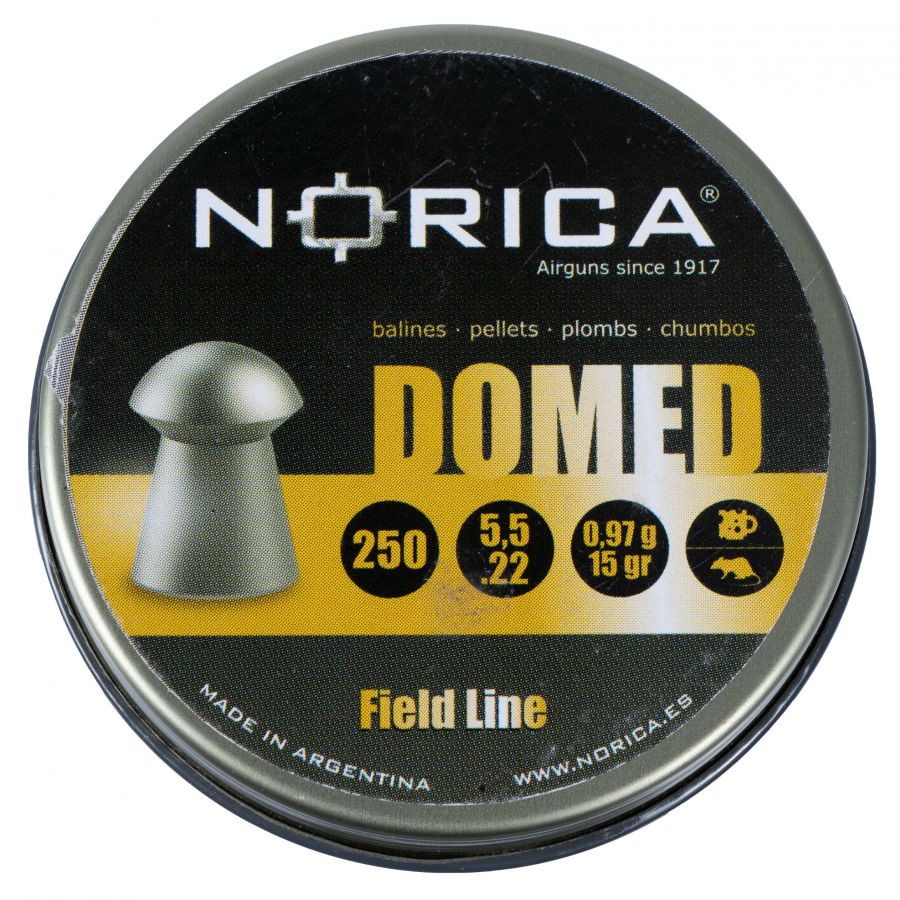 Norica Domed 5.5mm shotgun shell 250 pcs. 3/4