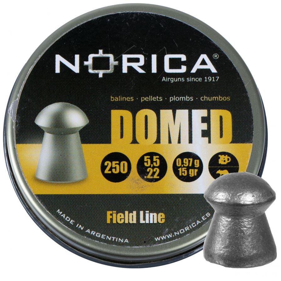 Norica Domed 5.5mm shotgun shell 250 pcs. 1/4