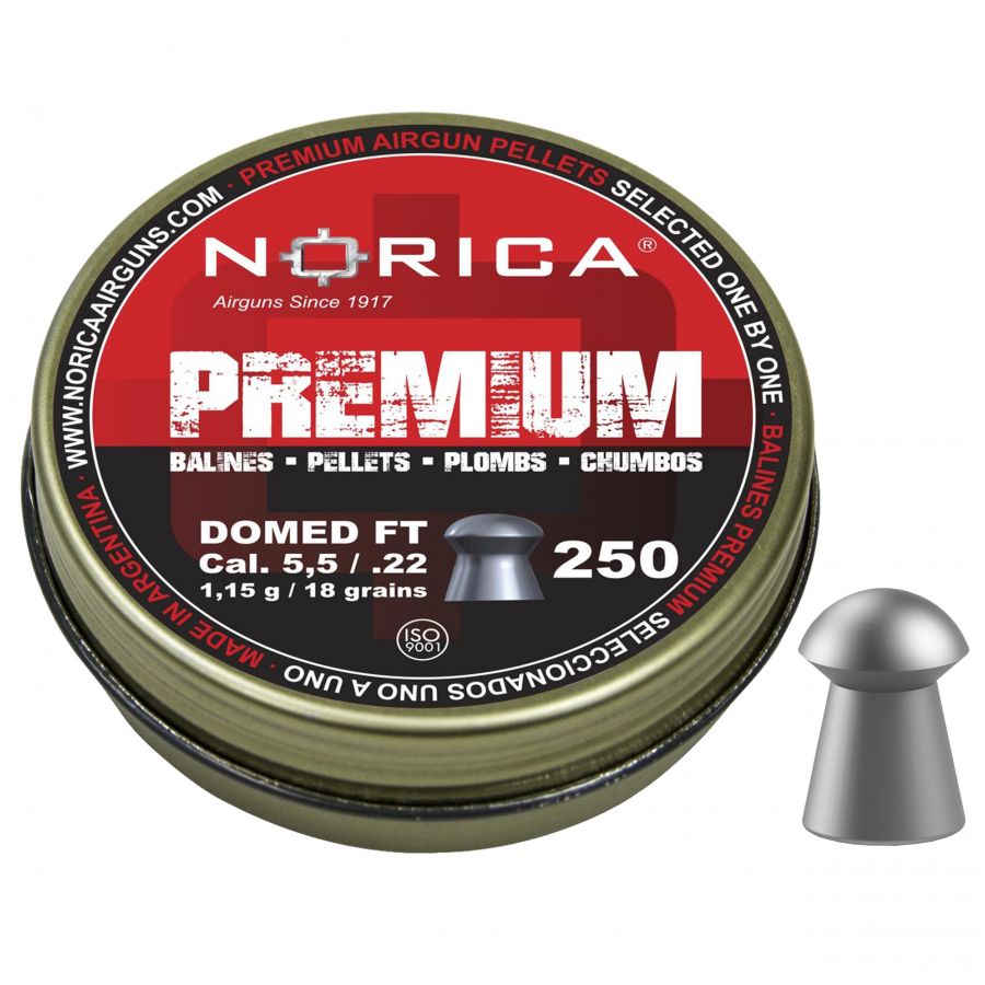 Norica Domed Premium FT 5.5mm shotgun shell 250 pcs. 1/3