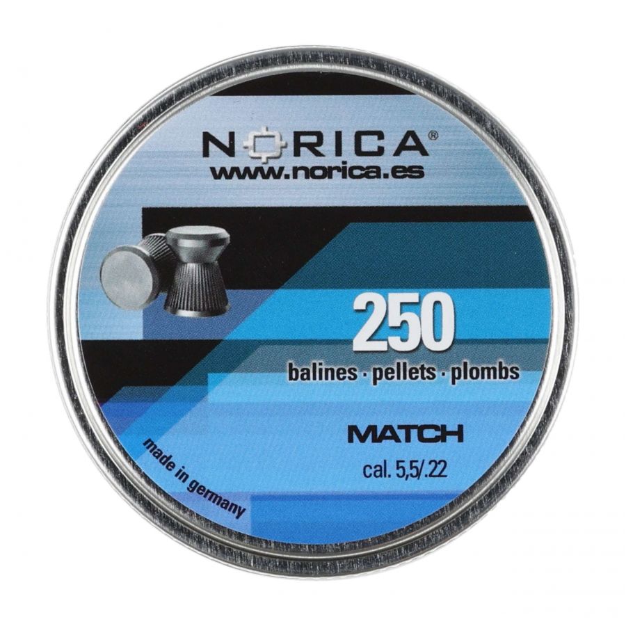 Norica Match 5.5mm shotgun shell 250 pcs. 1/4