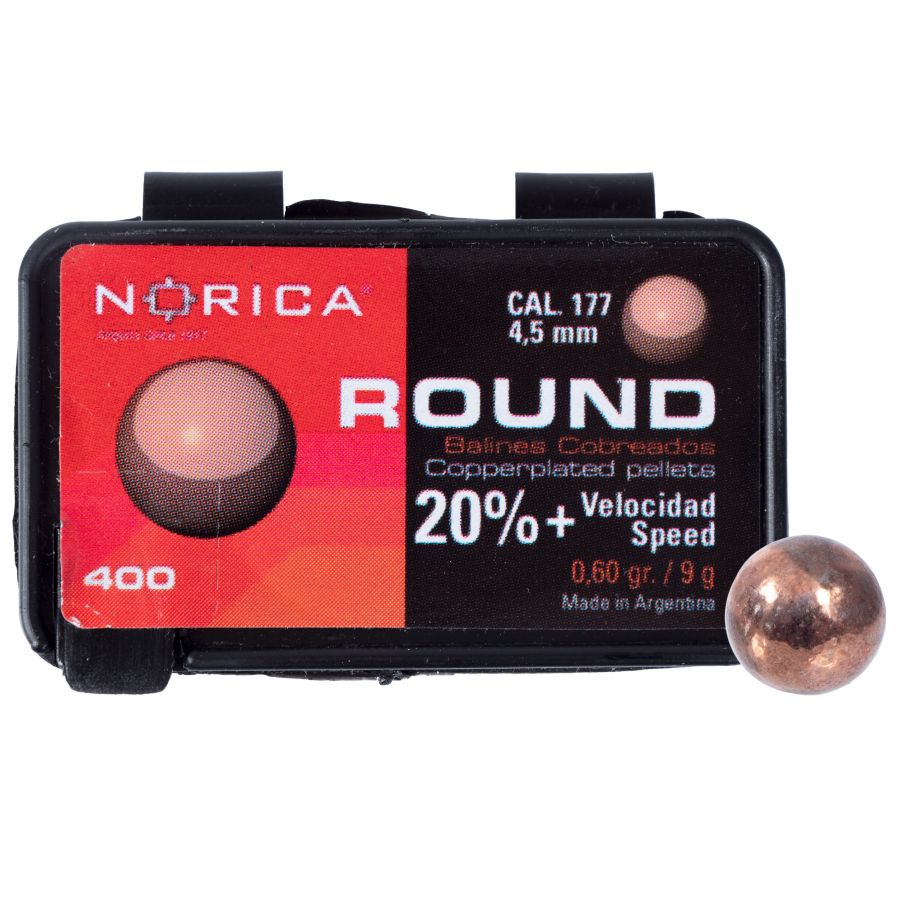 Norica Round 4.5 mm shot 400 pcs. 1/3