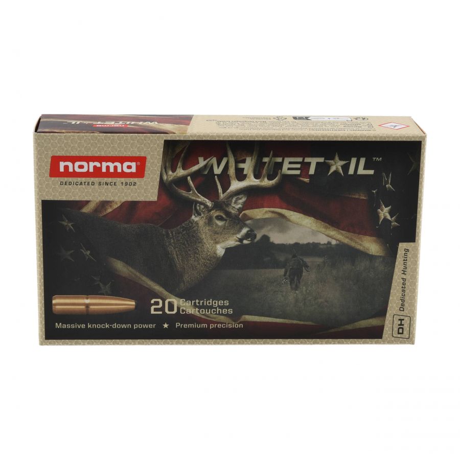 Norma ammunition cal. 308 Win. Whitetail SP 180 gr 4/4