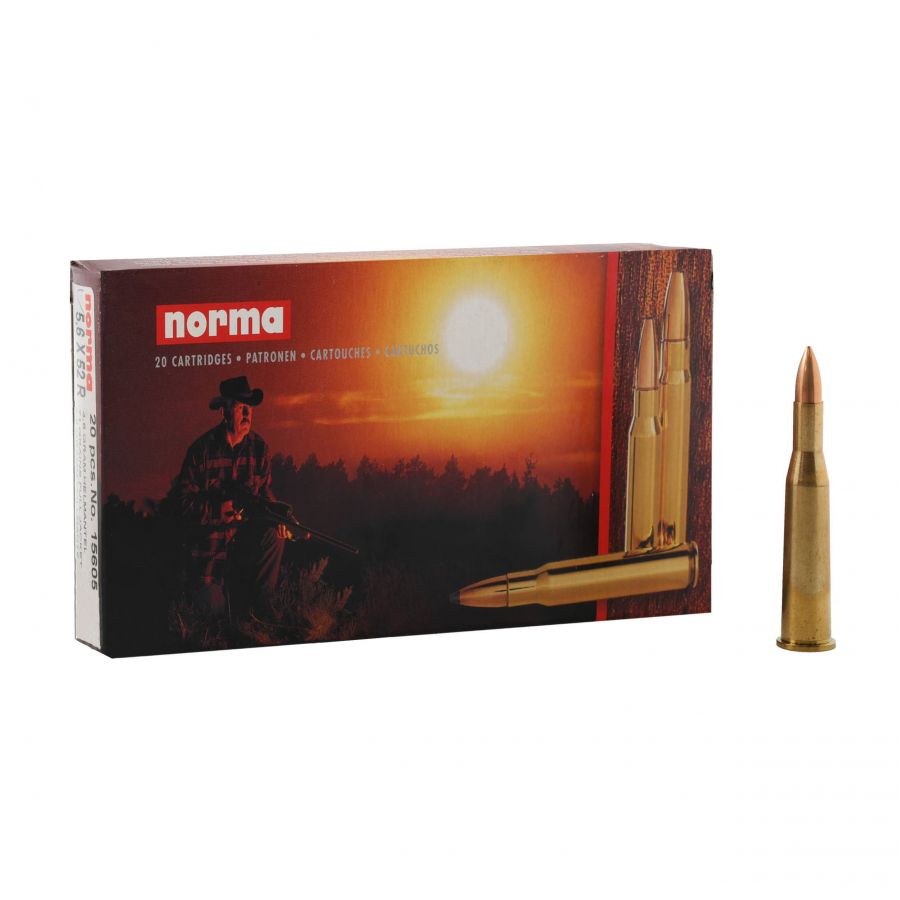 Norma ammunition cal. 5.6x52R FMJ 4.6g / 71 gr 1/4