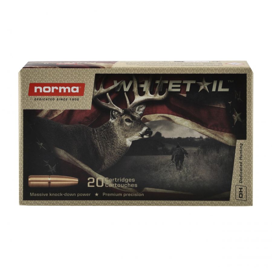 Norma ammunition cal. 6.5x55 Whitetail SP 156gr 4/4