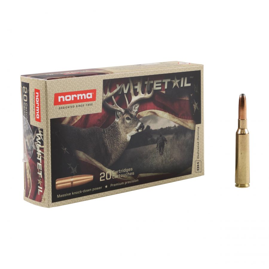 Norma ammunition cal. 6.5x55 Whitetail SP 156gr 1/4