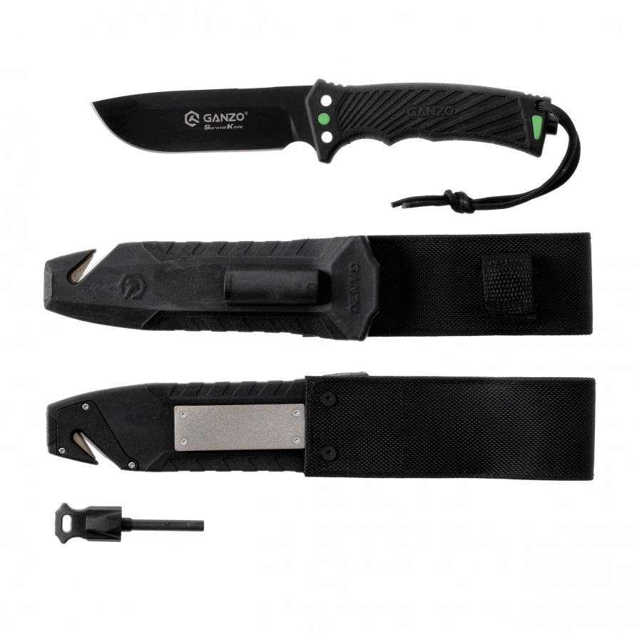 Nóż bushcraft Ganzo G8012V2-BK 4/5