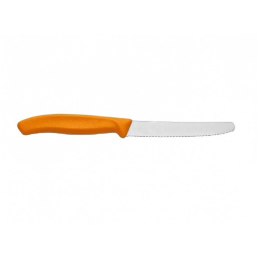 Nóż do pomidorów Victorinox 6.7836.L119 ząbkowany, pomarańczowy, zaokrąglona końcówka 2/2