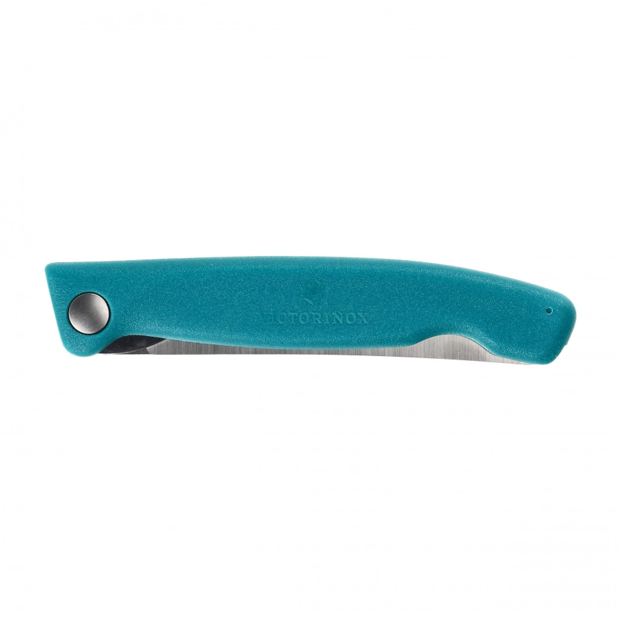 Nóż kuchenny składany Victorinox Swiss Classic Picnic Knife 6.7834.FC1 ząbkowany z zaokrąglonym czubkiem zielony
 4/7