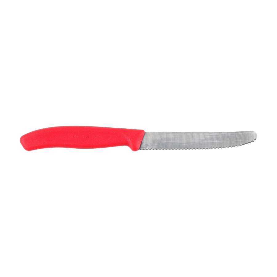 Nóż kuchenny Victorinox Swiss Classic 6.7831.C1 ząbkowany z zaokrąglonym czubkiem czerwony 2/3