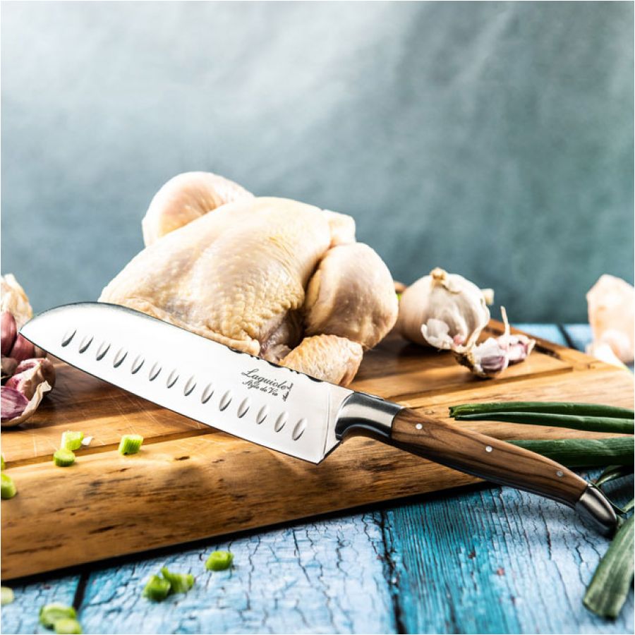 Nóż Laguiole Santoku Olive 4/7