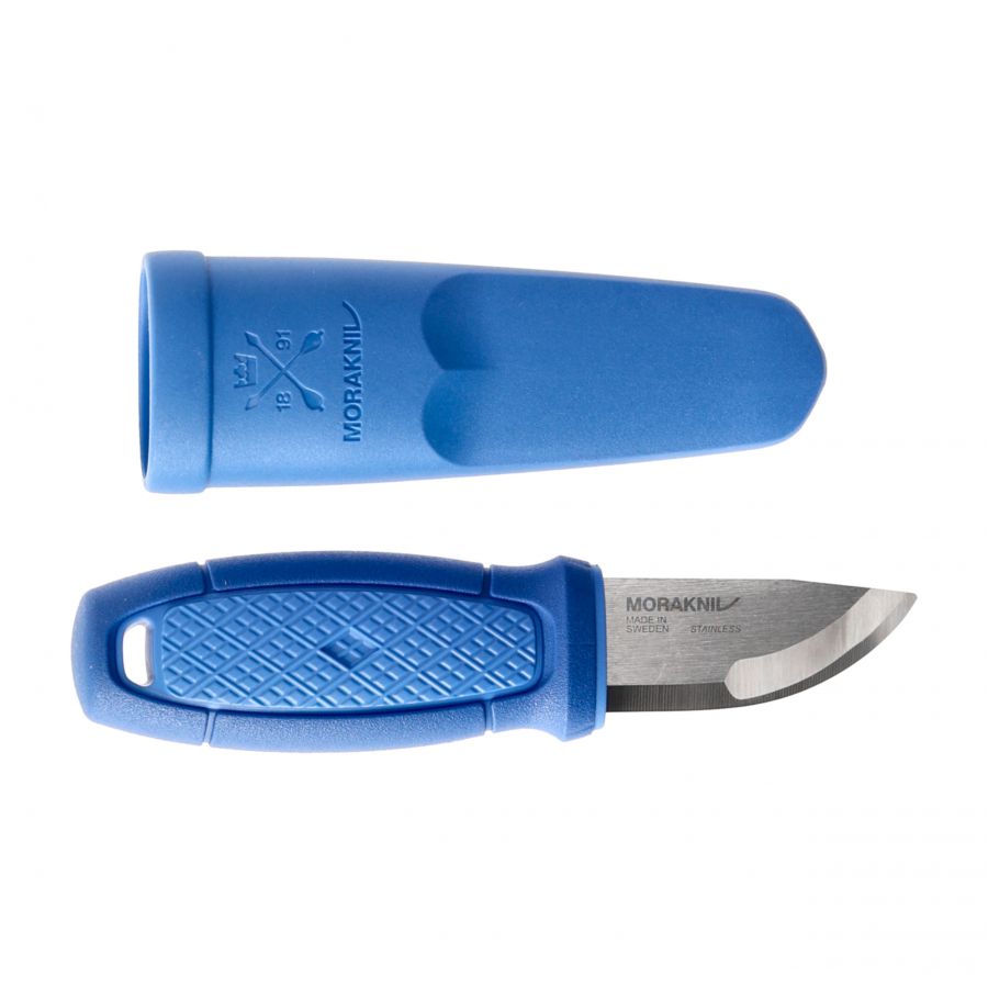 Nóż Morakniv Eldris niebieski z zestawem Neck Knife stal nierdzewna 4/7