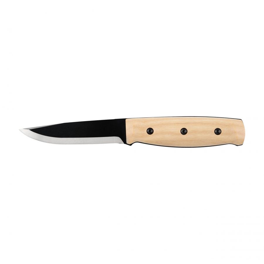 Morakniv Lok 14085 Ash Wood, Black Blade, bushcraft knife