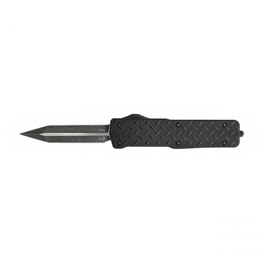 Nóż OTF Templar Knife Large Aluminium Diamond Plate Dagger Black 1/5