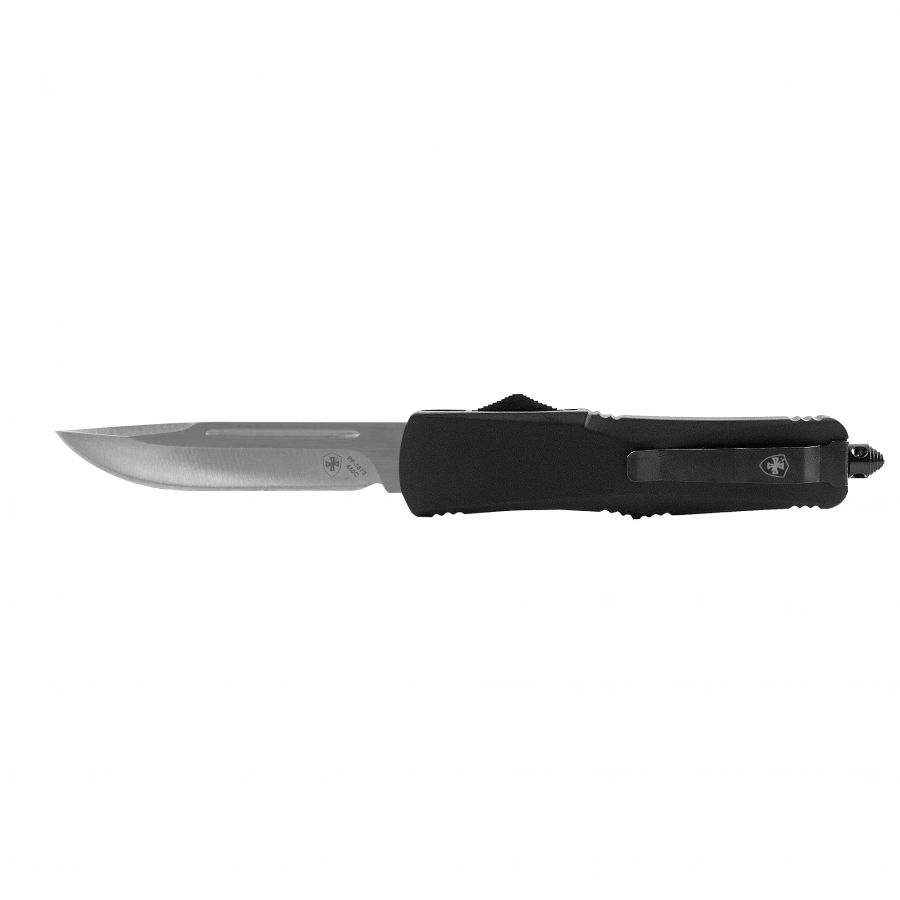 Nóż OTF Templar Knife Large Black Rubber Drop Silver 1/1