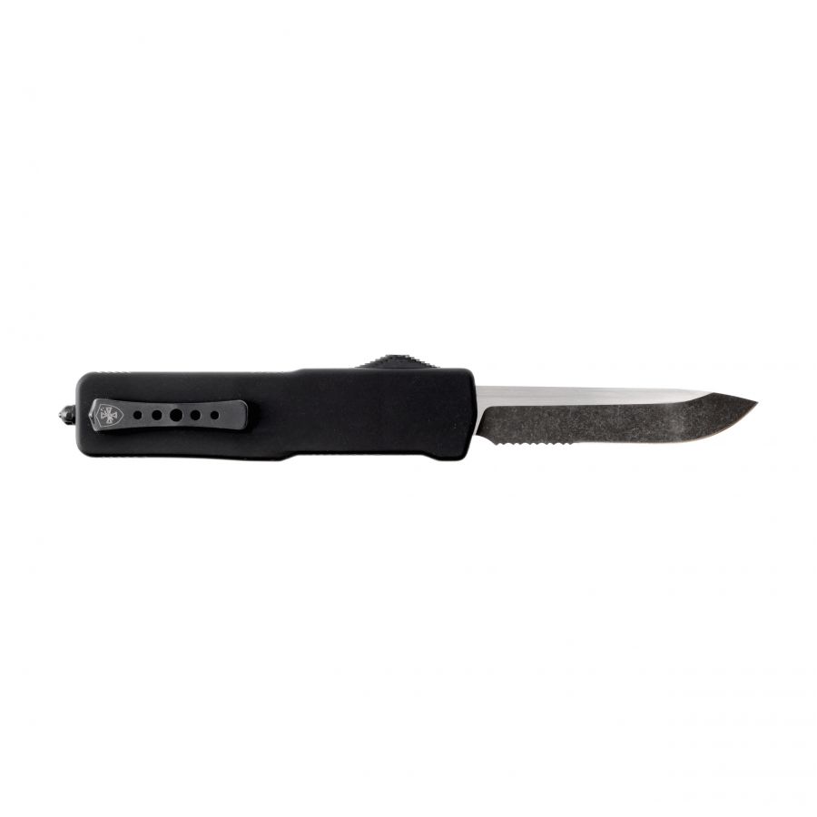 Nóż OTF Templar Knife Large Zinc Black Rubber Drop Serrated Black 2/6