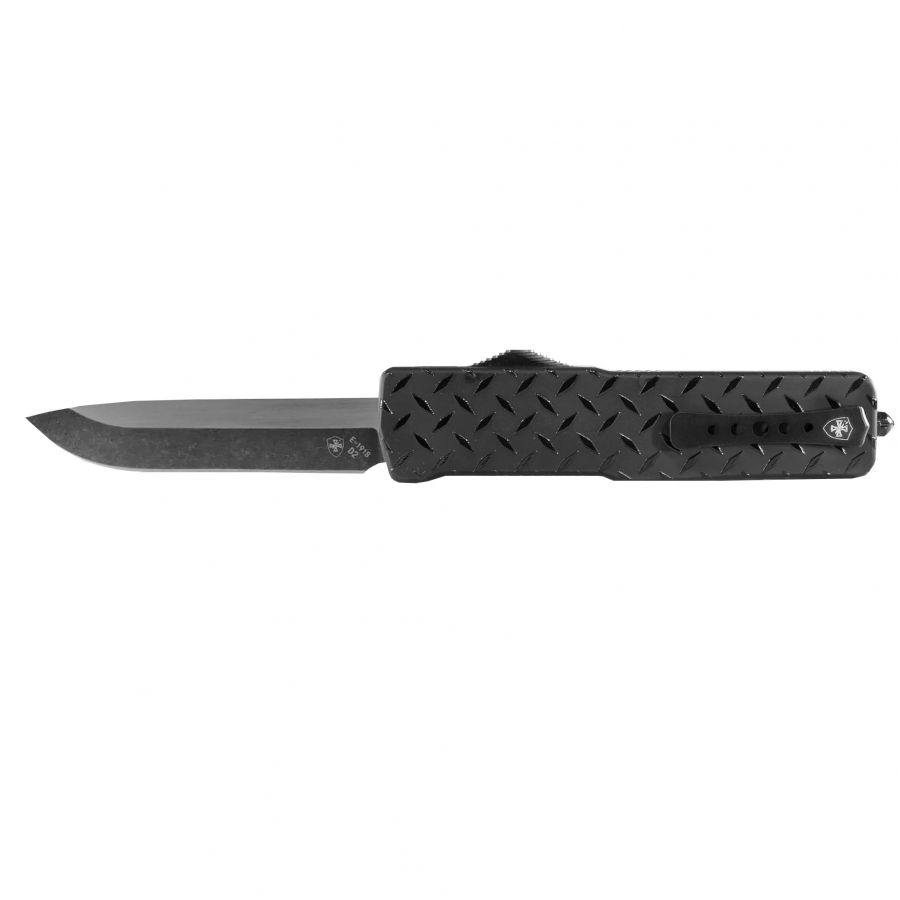 Nóż OTF Templar Knife Large Zinc Diamond Plate Drop Black 1/1