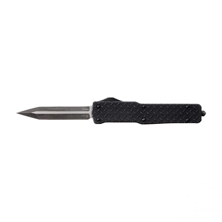 Nóż OTF Templar Knife Slim Aluminium Diamond Plate Dagger Black 1/6