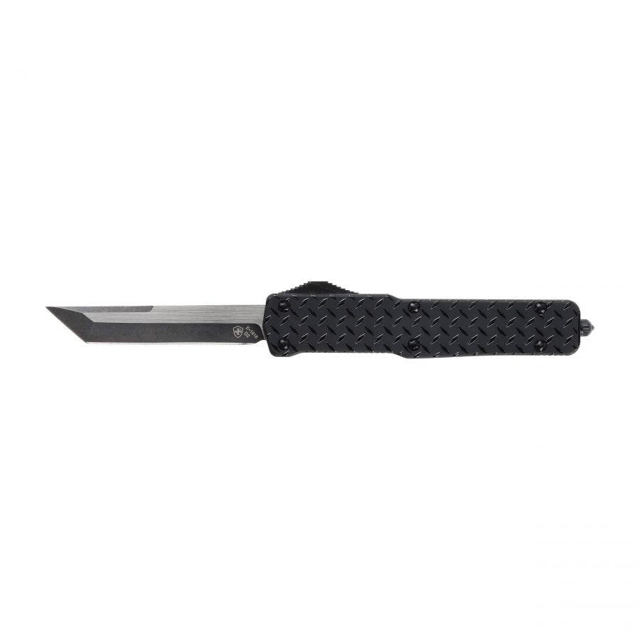 Nóż OTF Templar Knife Slim Aluminium Diamond Plate Tanto Black 1/6