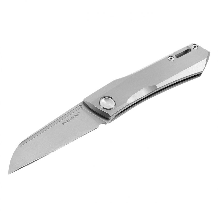 Nóż Real Steel RSK Solis Lite satynowo-tytanowy, składany 2/4