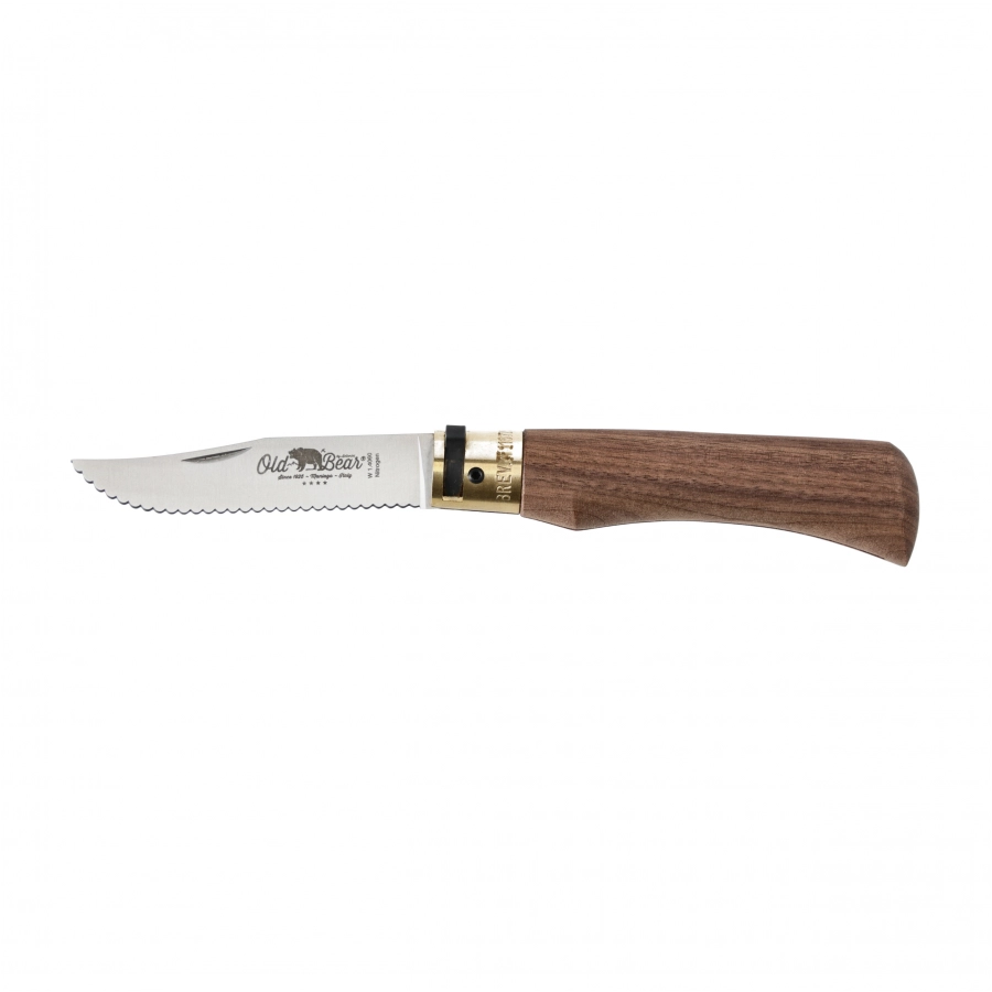 Nóż składany Antonini Old Bear Classical Wavy 210 mm - walnut 1/7
