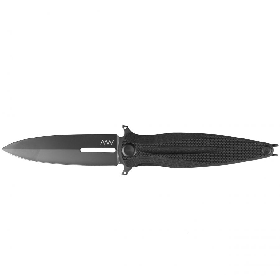 Nóż składany ANV Knives Z400 ANVZ400-009 czarny 1/4