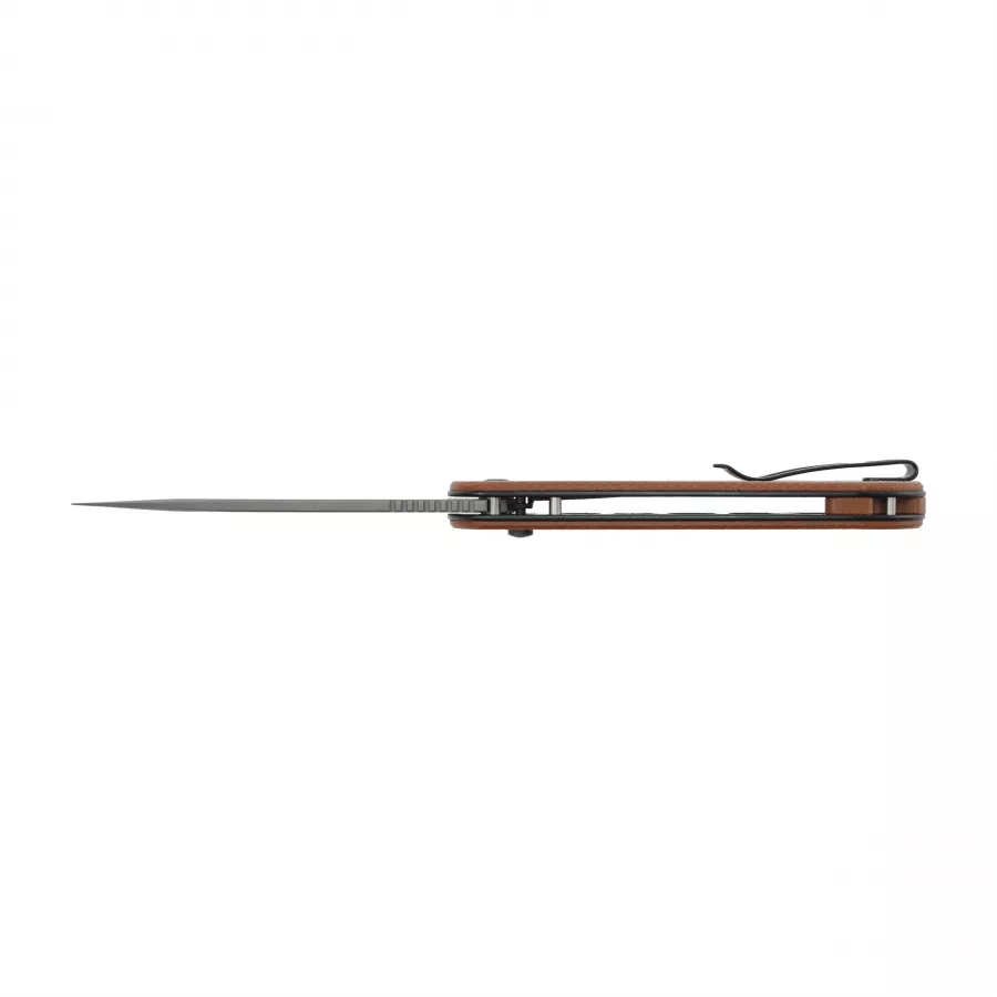 Nóż składany Civivi Button Lock Elementum C2103D brown micarta 3/7