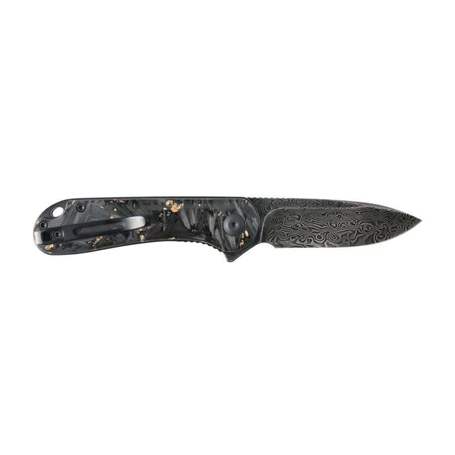 Nóż składany Civivi Elementum C907C-DS1 shredded carbon fiber / golden  black 2/7