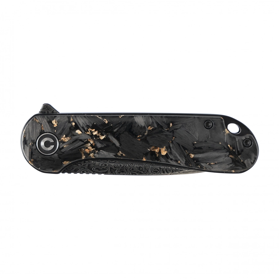 Nóż składany Civivi Elementum C907C-DS1 shredded carbon fiber / golden black 4/7