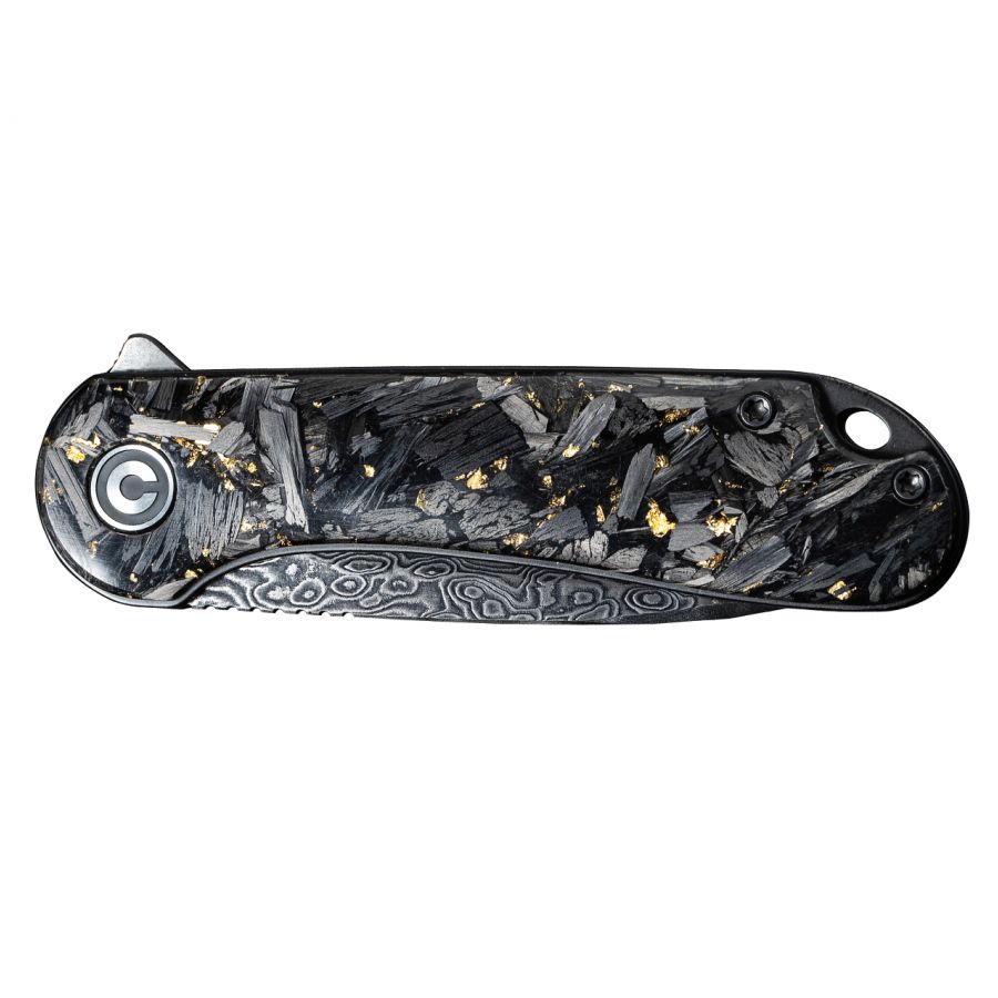 Nóż składany Civivi Elementum C907C-DS1 shredded carbon fiber / golden  black 3/7