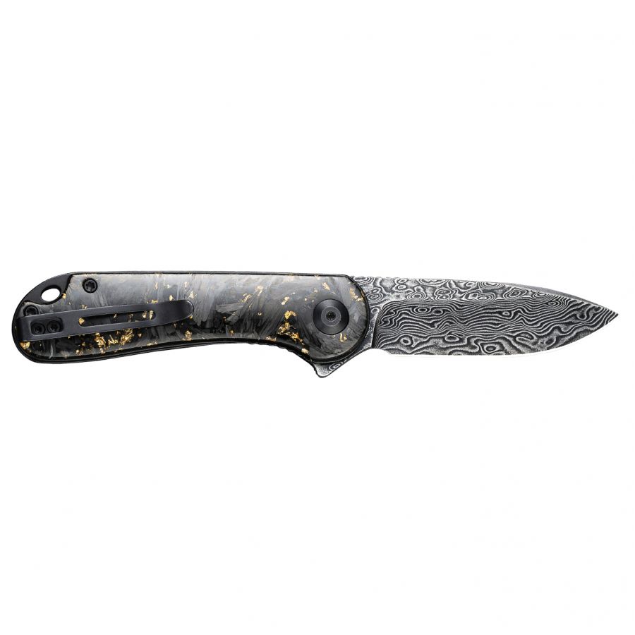 Nóż składany Civivi Elementum C907C-DS1 shredded carbon fiber / golden  black 4/7