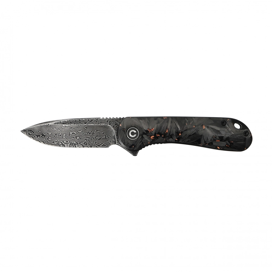 Nóż składany Civivi Elementum C907C-DS3 shredded carbon / copper 1/9