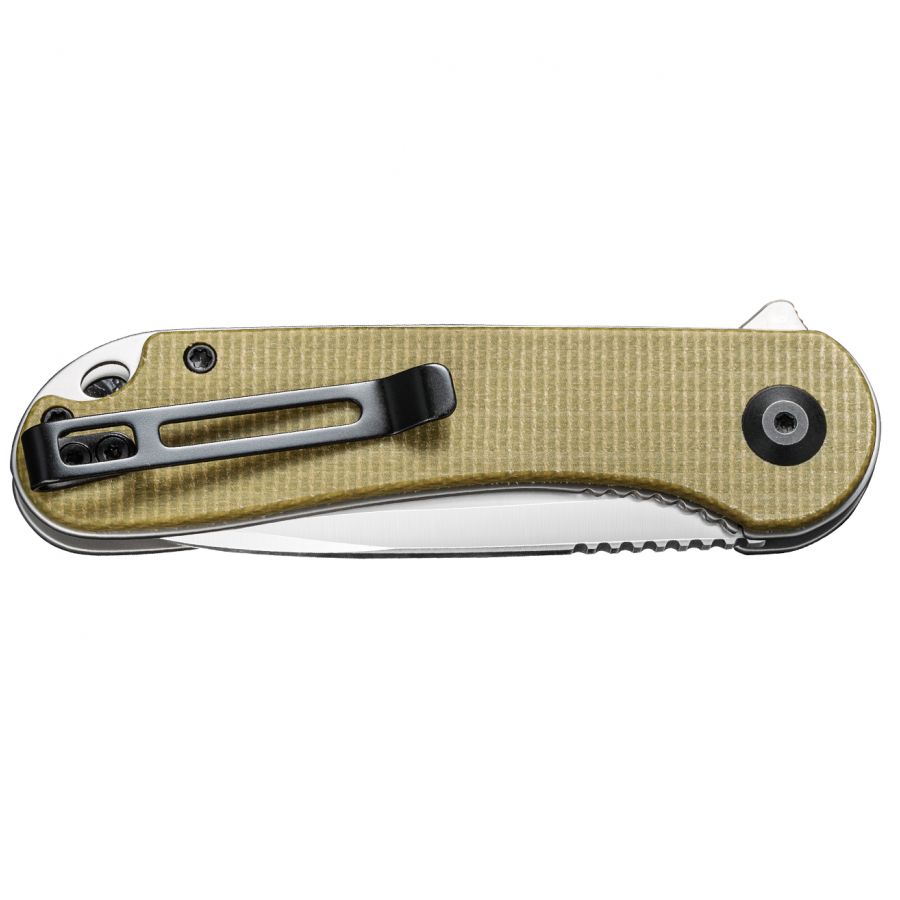 Nóż składany Civivi Elementum C907S olive micarta 4/6