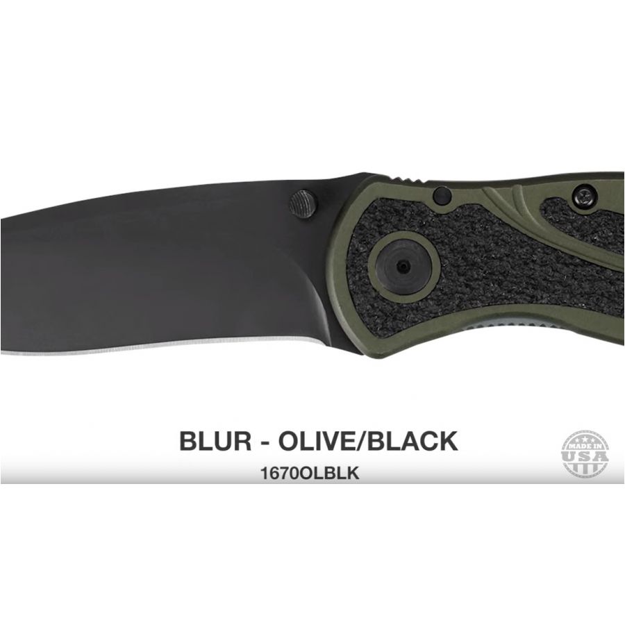 Nóż składany Kershaw Blur 1670OLBLK 4/4