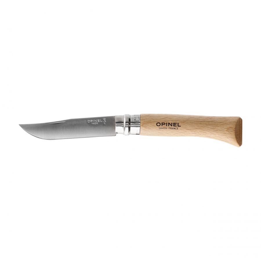 Nóż składany Opinel 10 inox buk 1/5