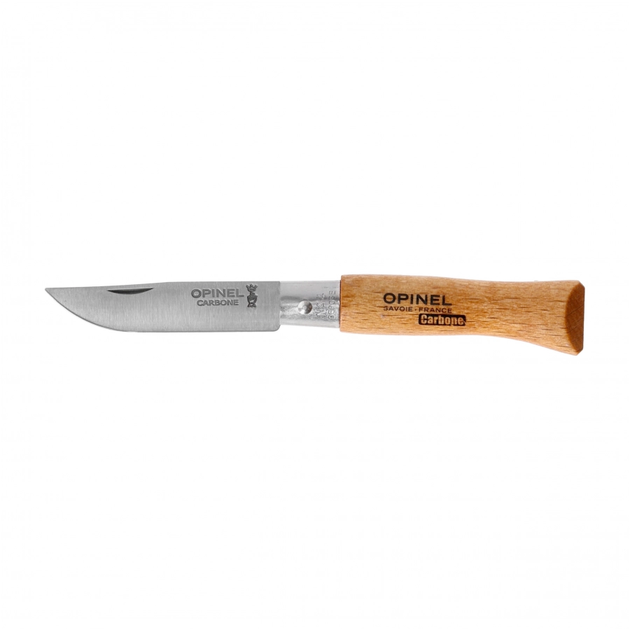 Nóż składany Opinel 4 carbon buk 1/6