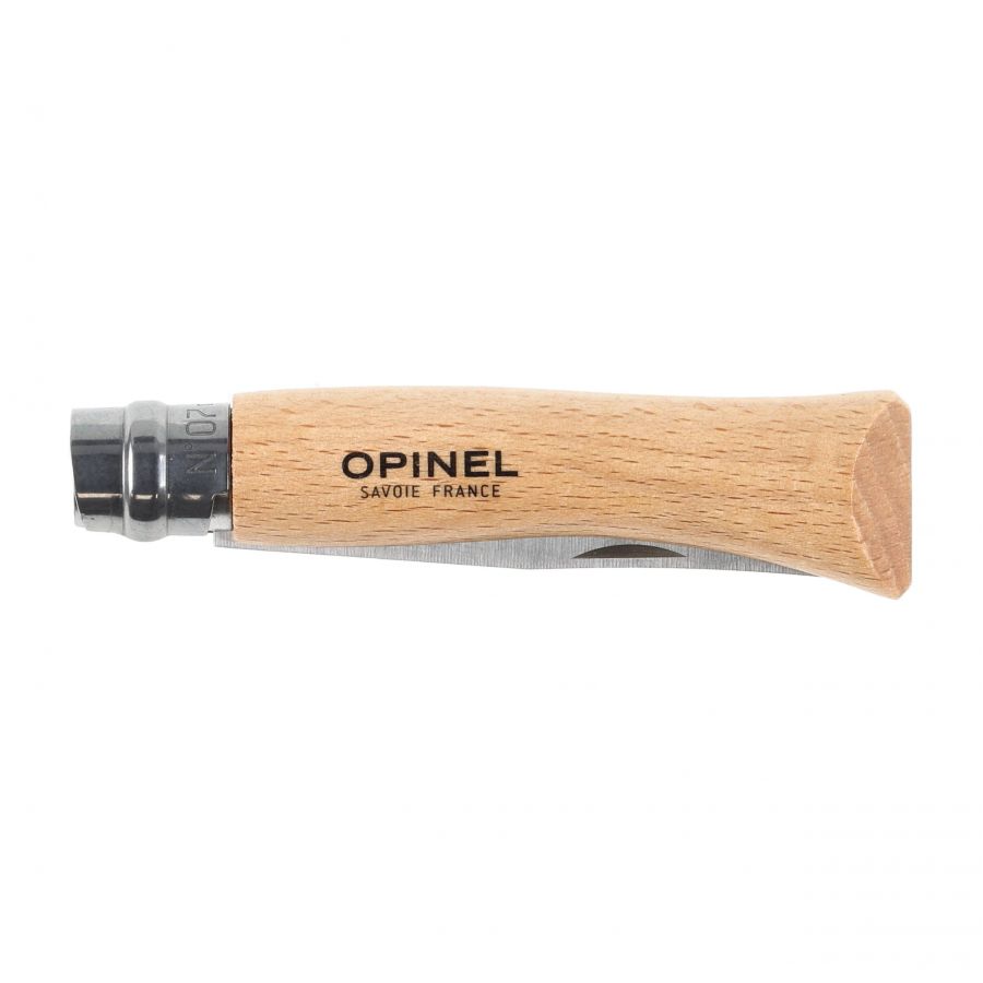 Nóż składany Opinel 7 inox buk 4/5