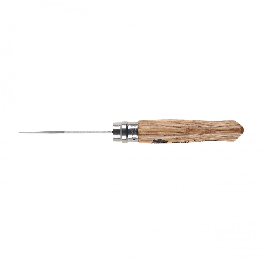 Nóż składany Opinel 8 inox dąb seria Animal - ryba 3/5