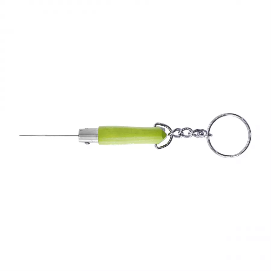 Nóż składany Opinel Colorama 02 brelok inox grab limonkowy 3/5