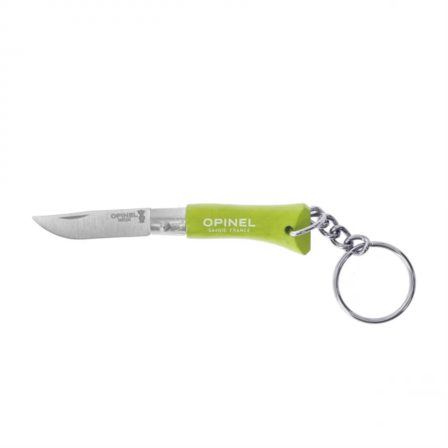 Nóż składany Opinel Colorama 02 brelok inox grab limonkowy 1/5