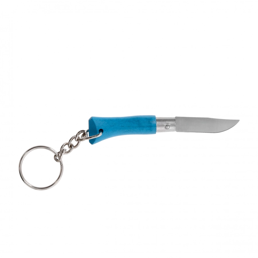 Nóż składany Opinel Colorama 02 brelok inox grab niebieski 2/5