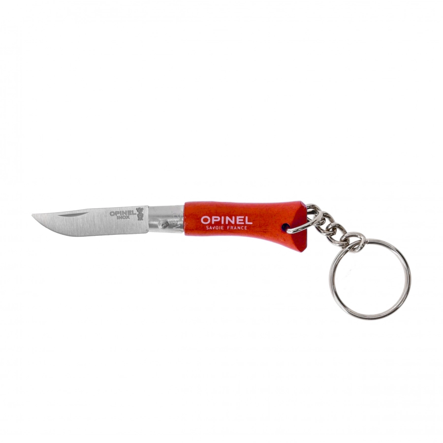 Nóż składany Opinel Colorama 02 brelok inox grab pomarańczowy 1/5
