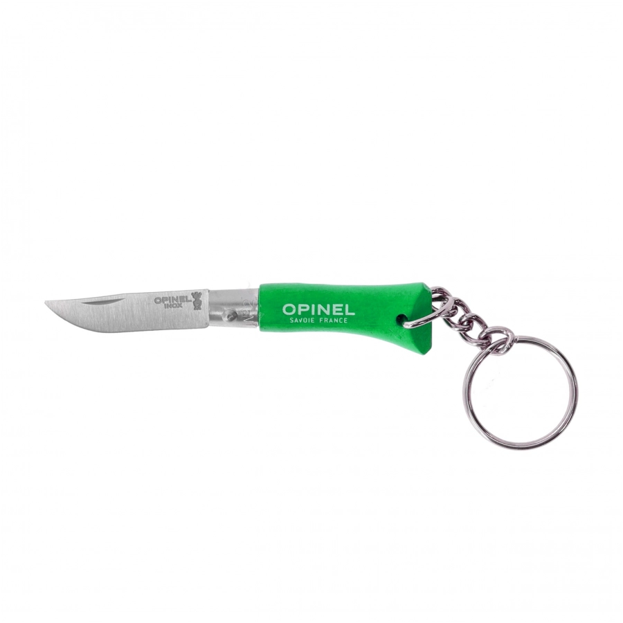 Nóż składany Opinel Colorama 02 brelok inox grab zielony 1/5